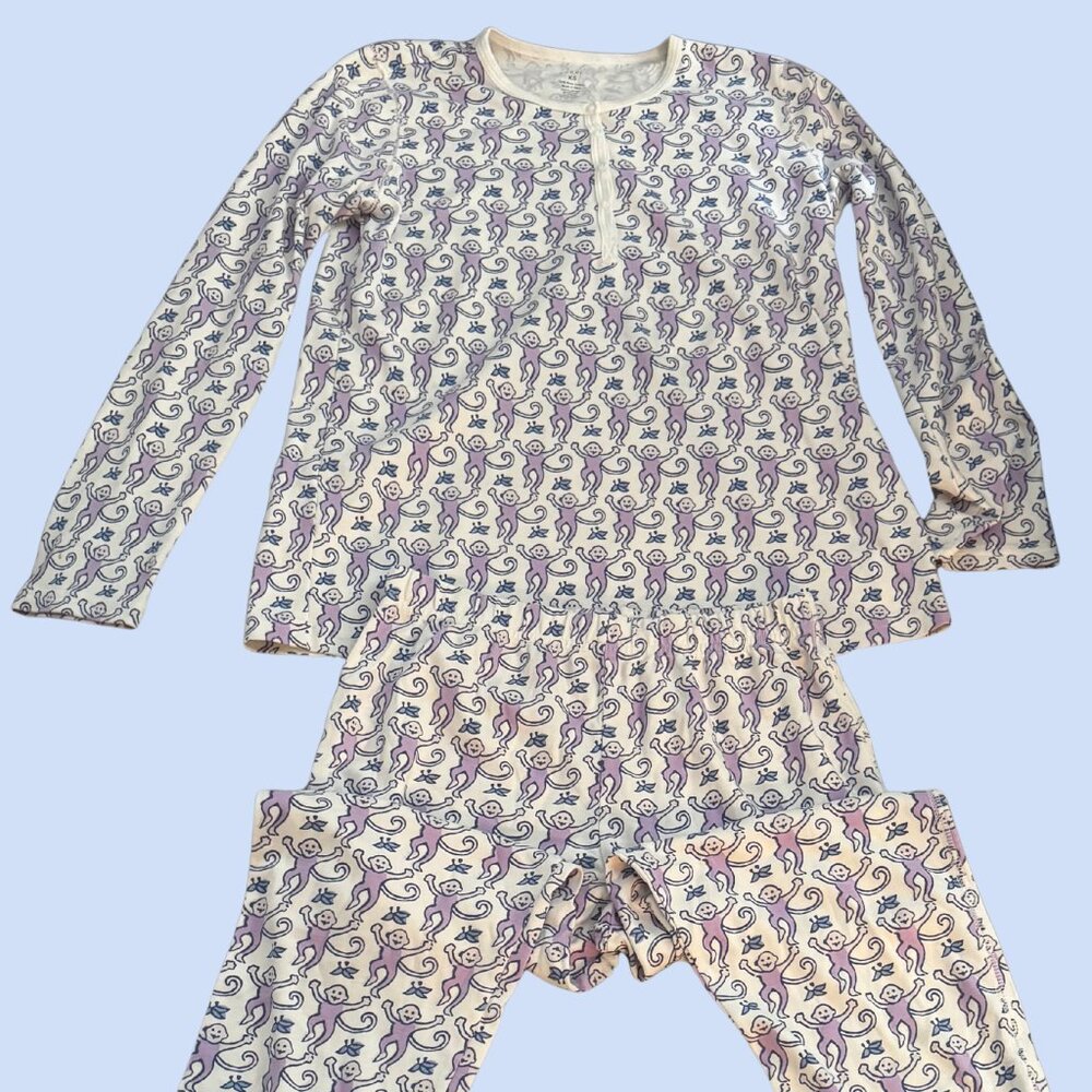 Roller Rabbit- Lavender Monkeys- Size XS